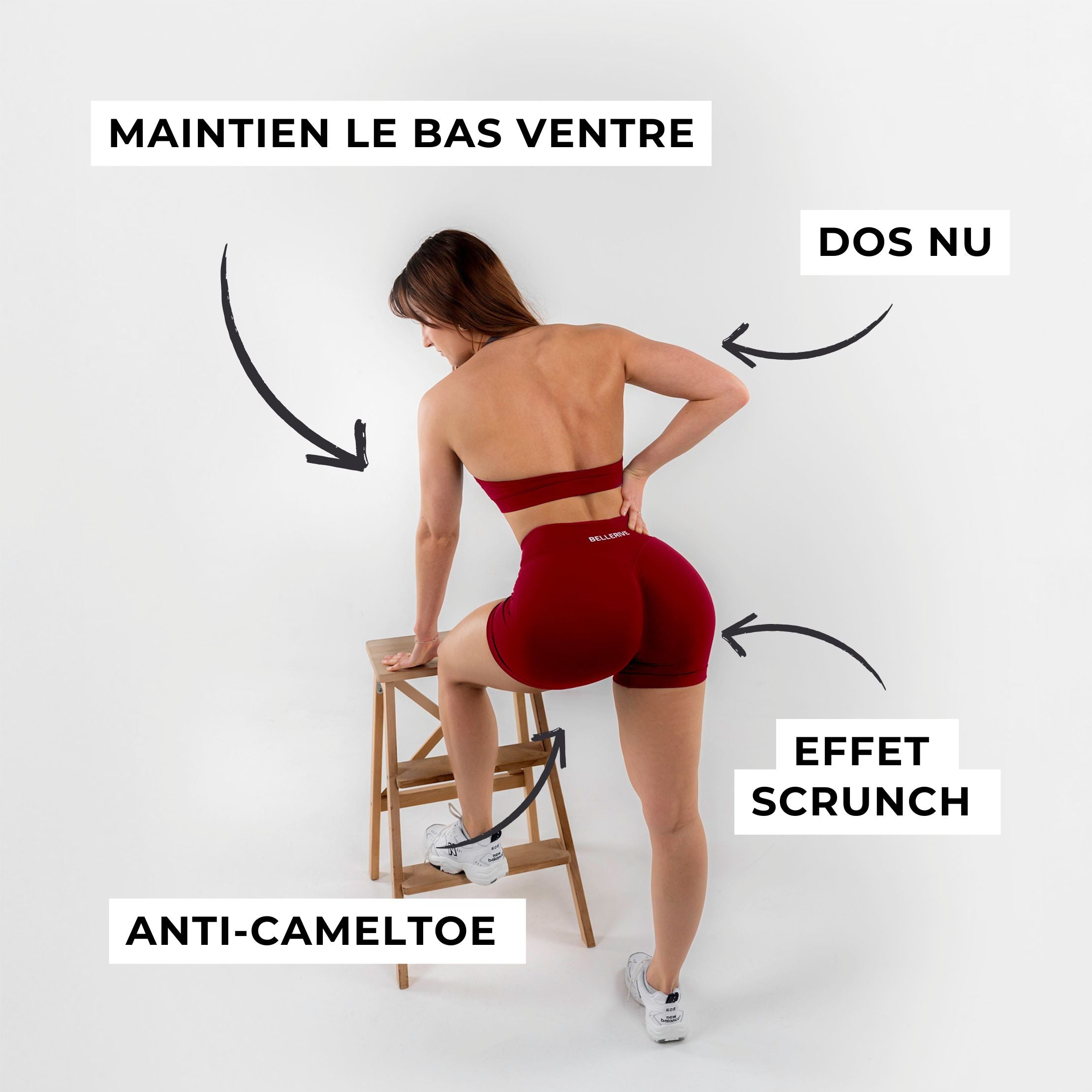 Tummy-flattening set - Red