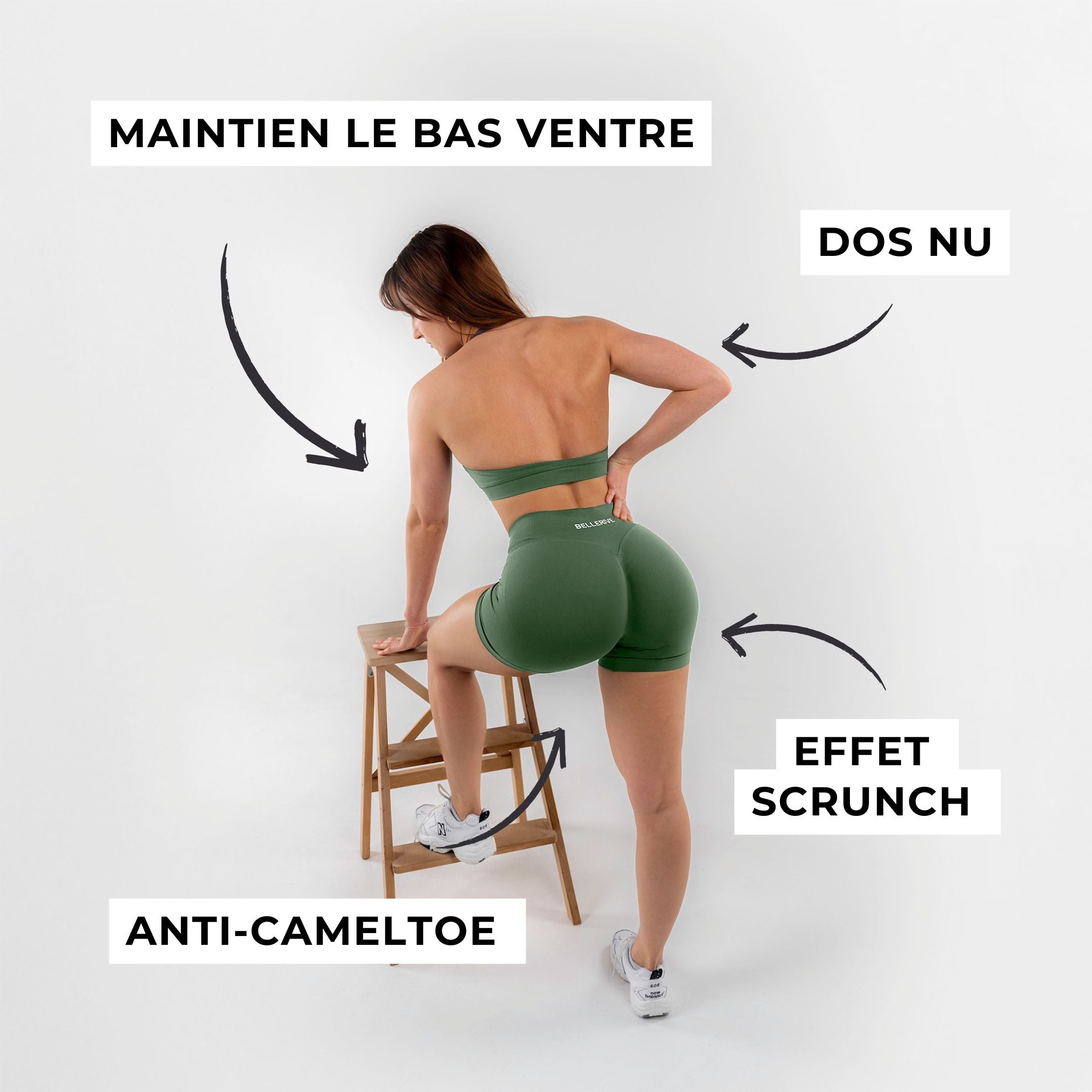 L'ensemble ventre-plat - Vert