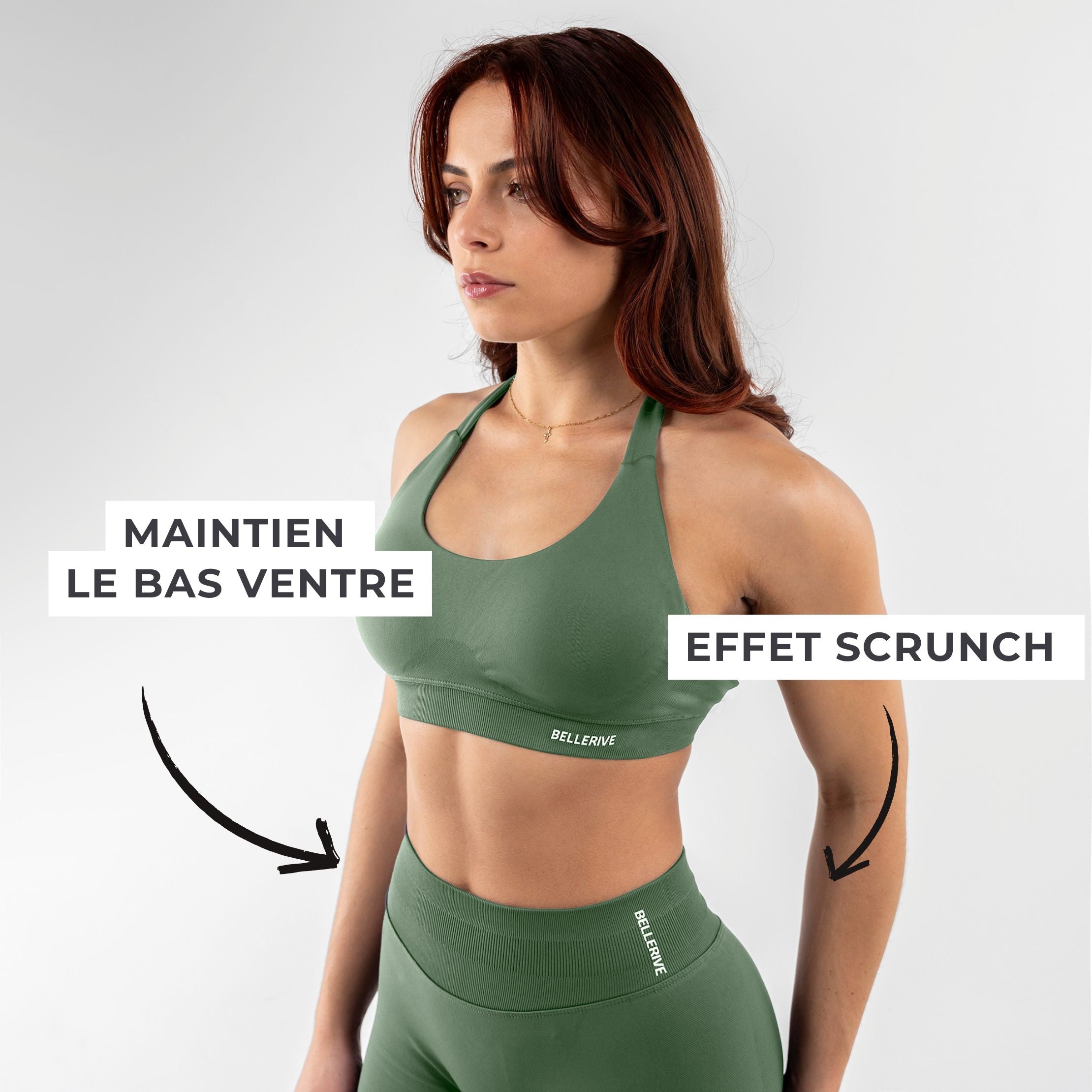 L'ensemble ventre-plat - Vert