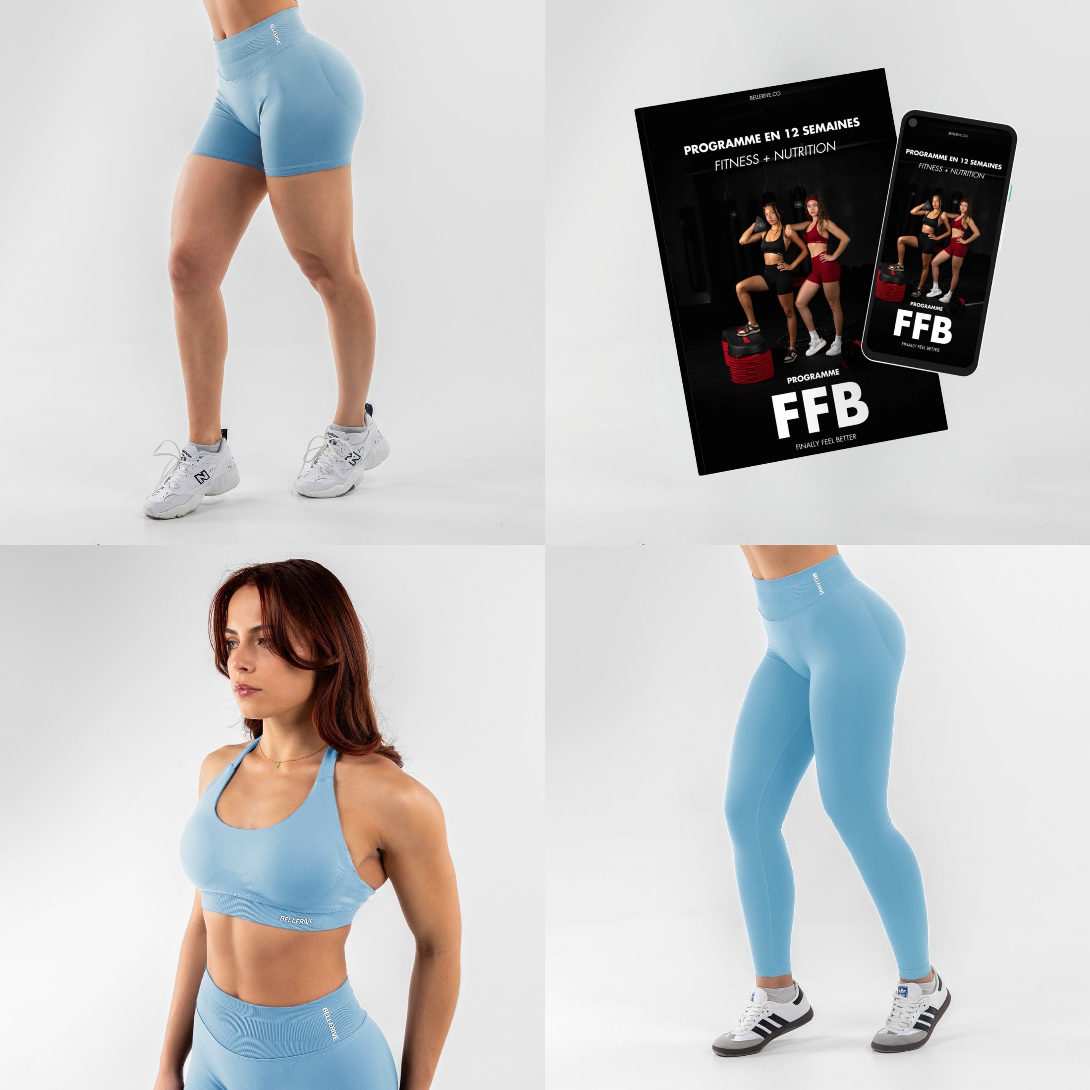 Tummy-flattening set - Light Blue