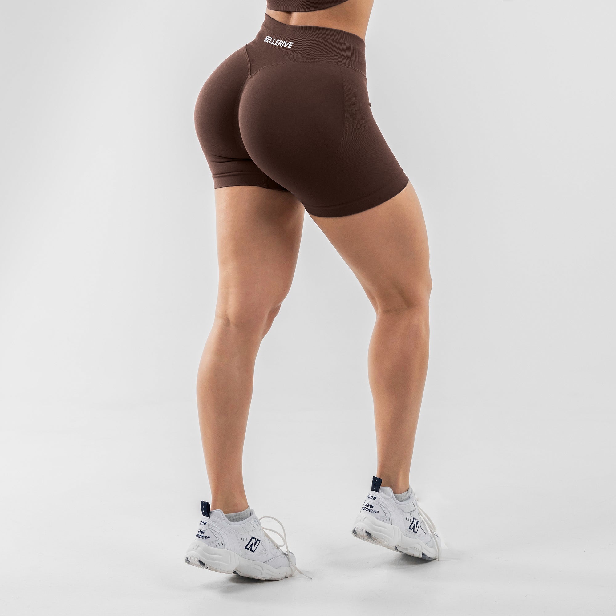 Le Short Ventre-Plat Marron