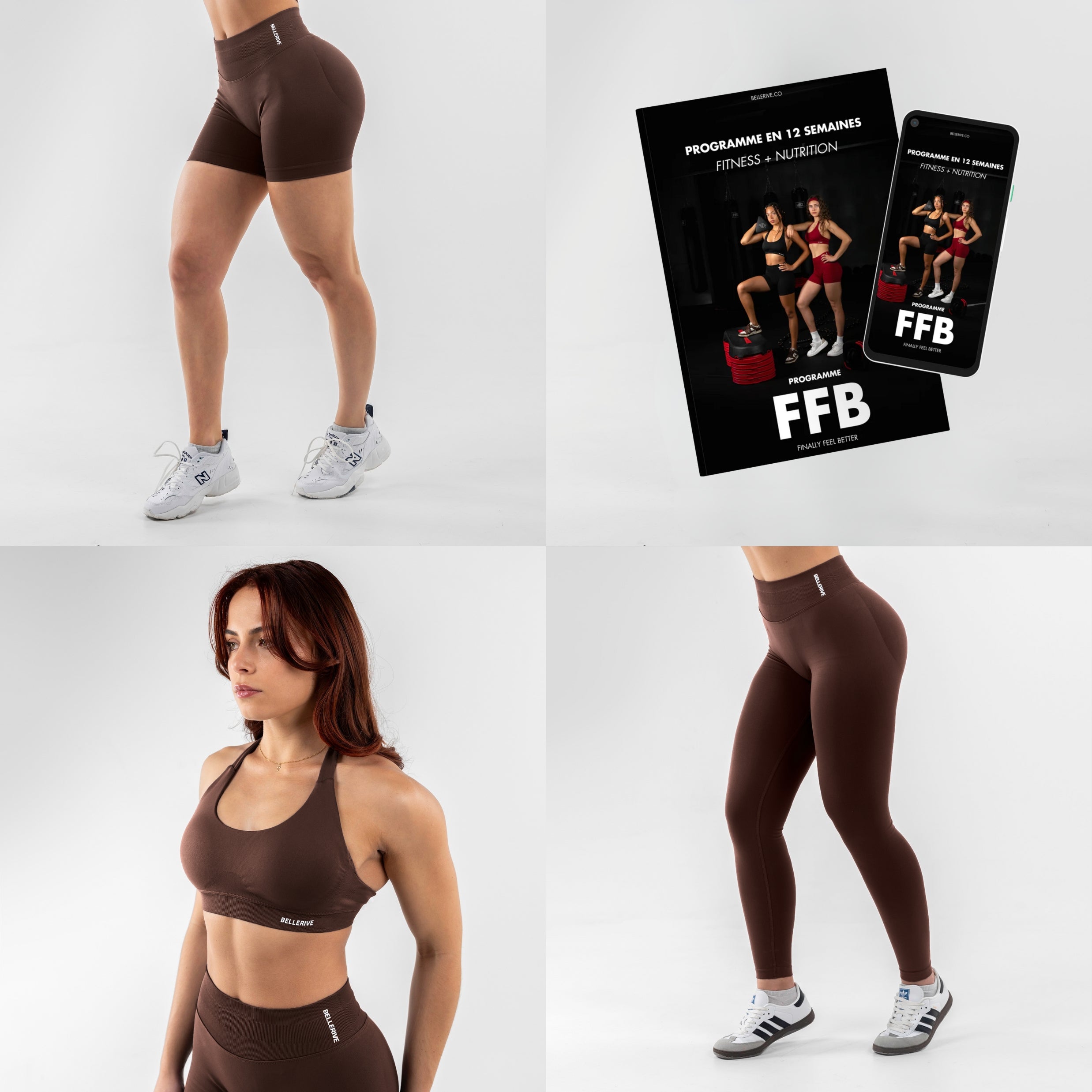 Tummy-flattening set - Brown