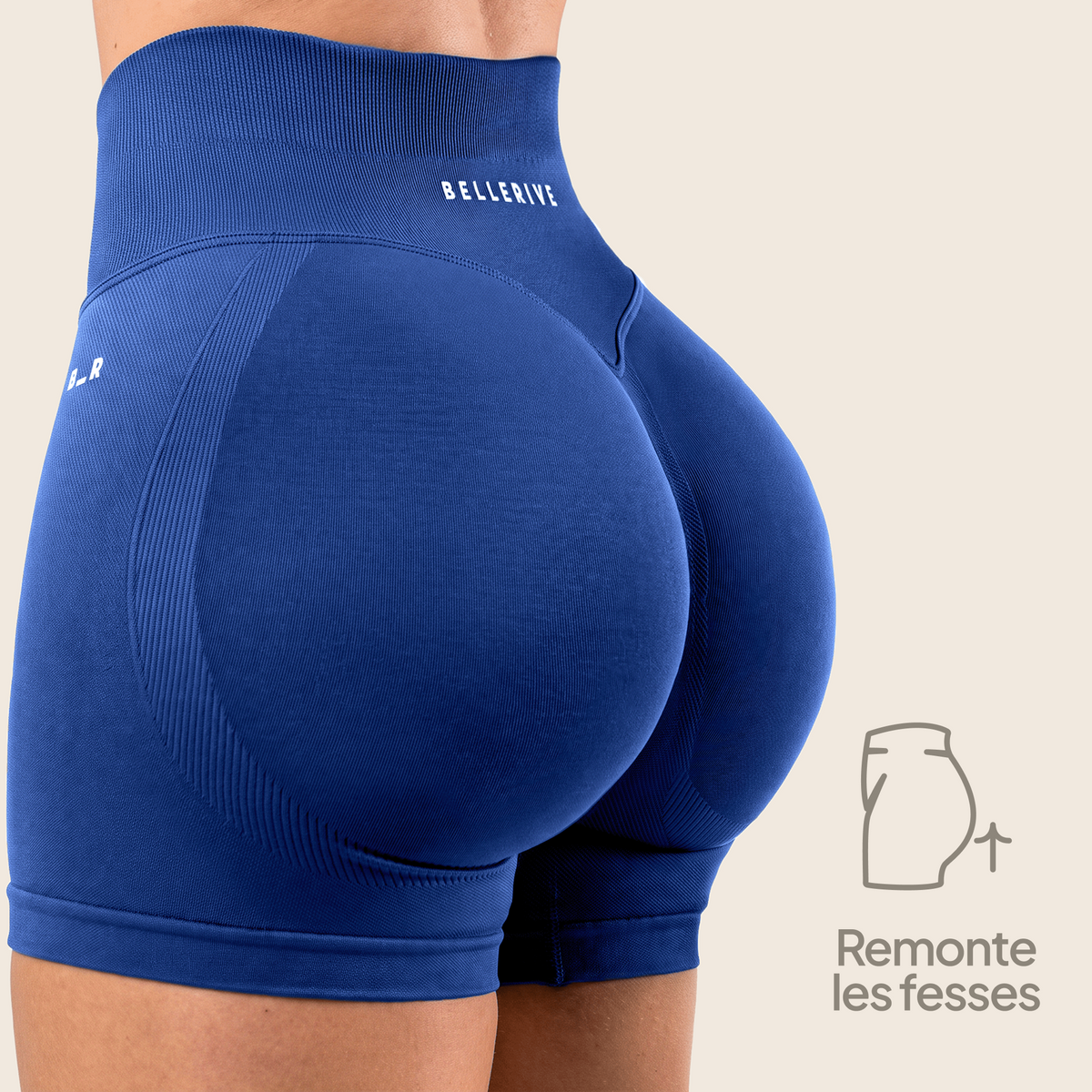 Short taille-haute - Myrtille