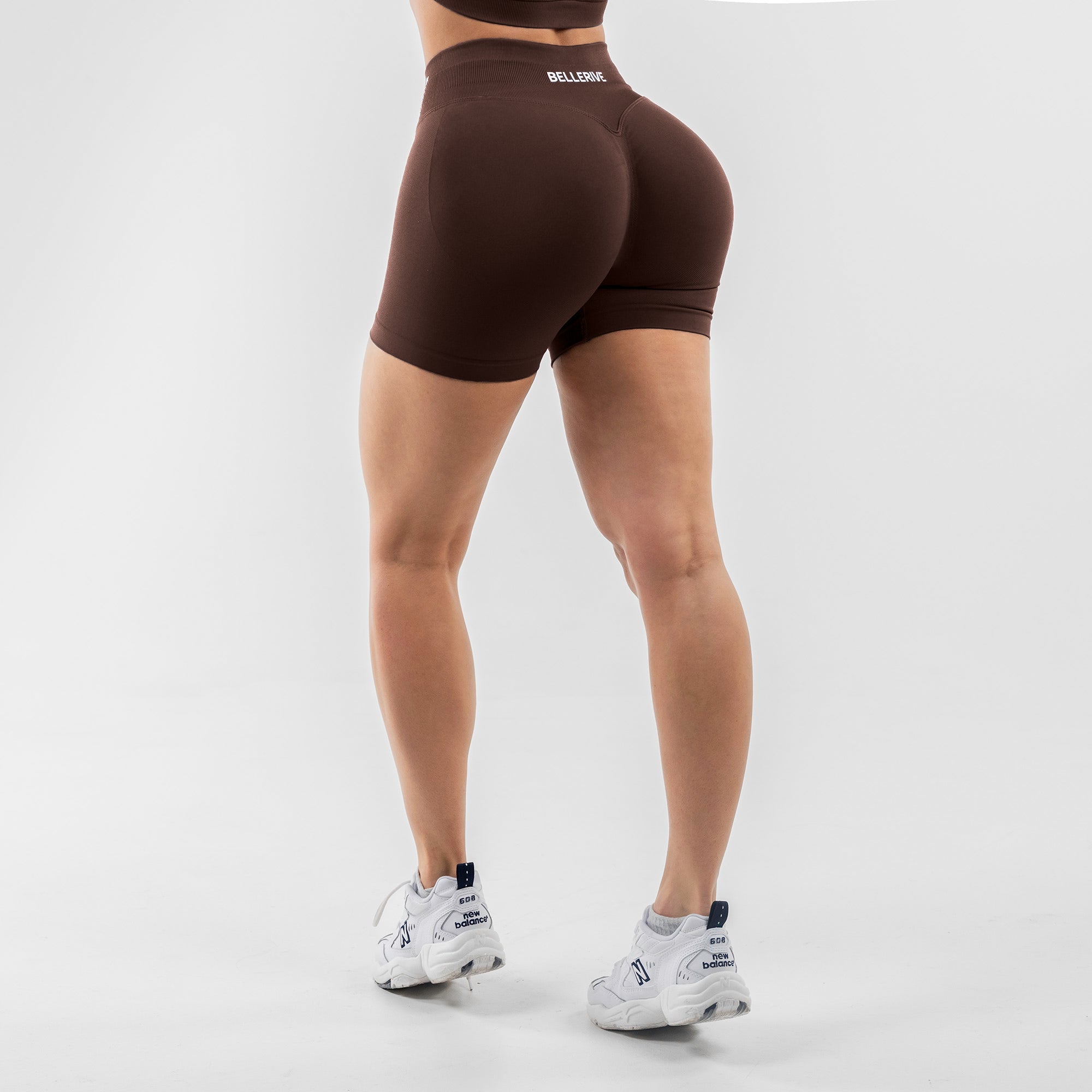 Le Short Ventre-Plat Marron