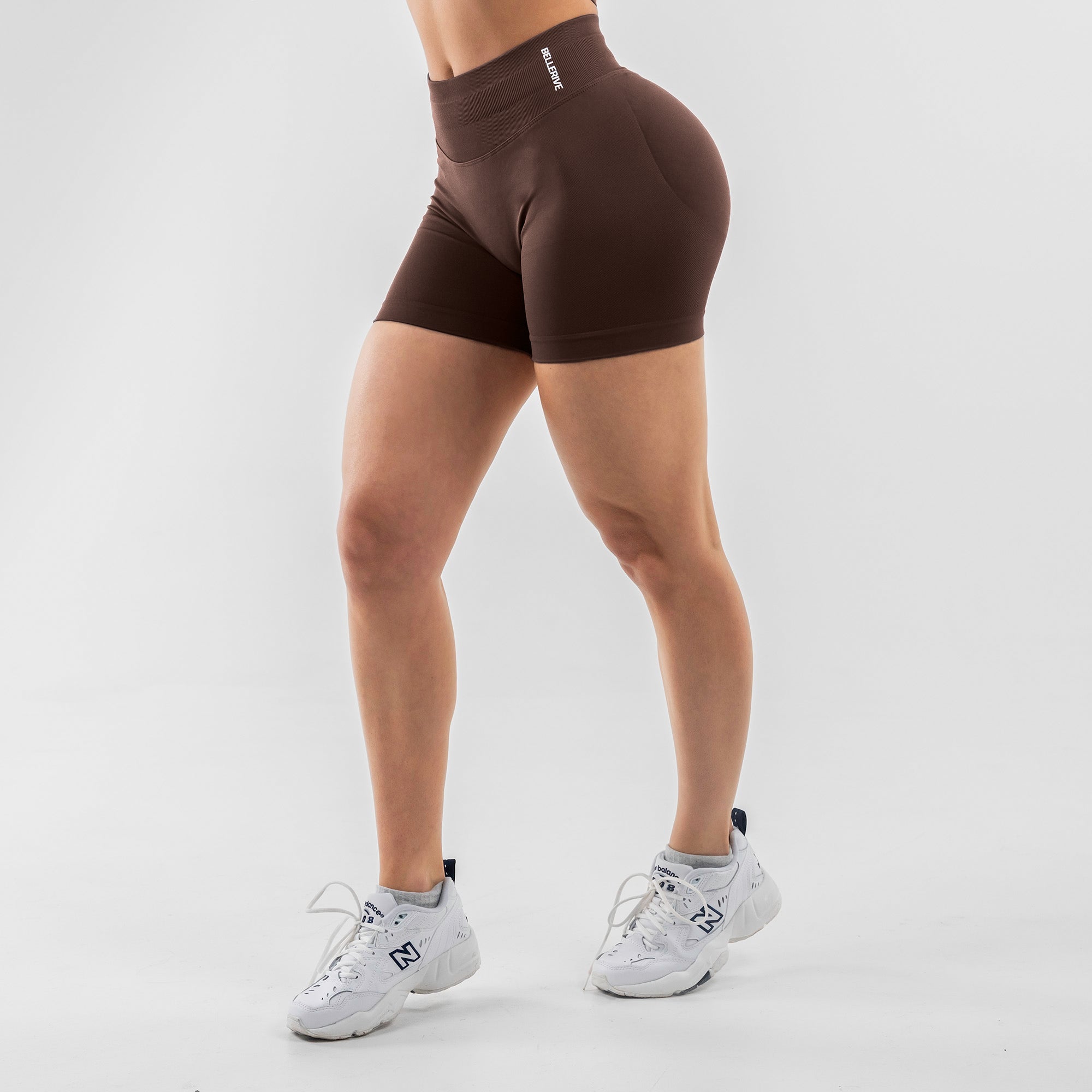 Le Short Ventre-Plat Marron