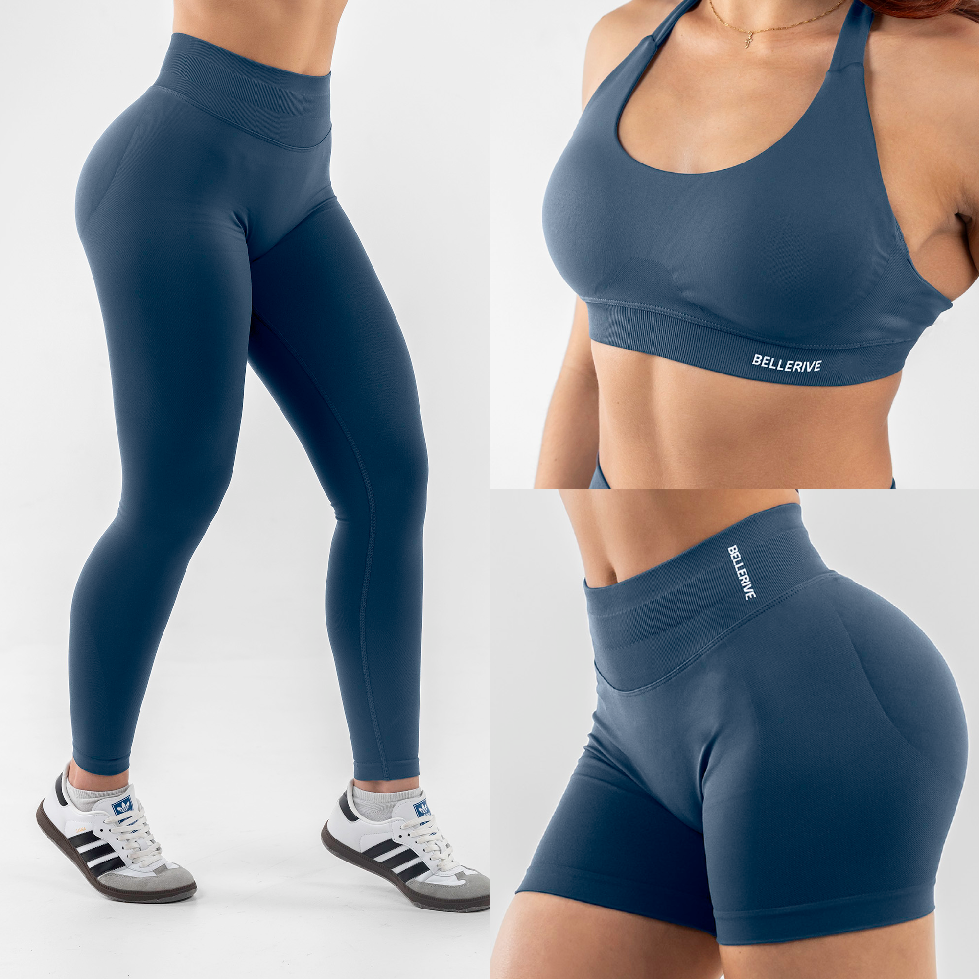 L'ensemble ventre-plat - Bleu pastel