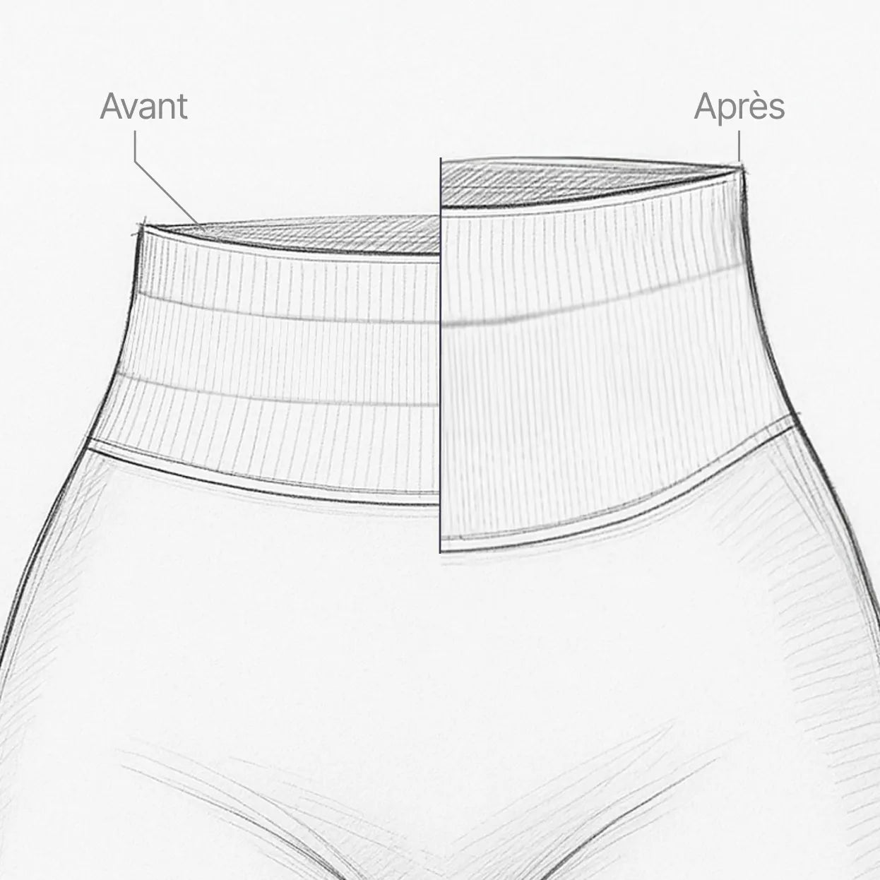Legging Scrunchless - Myrtille