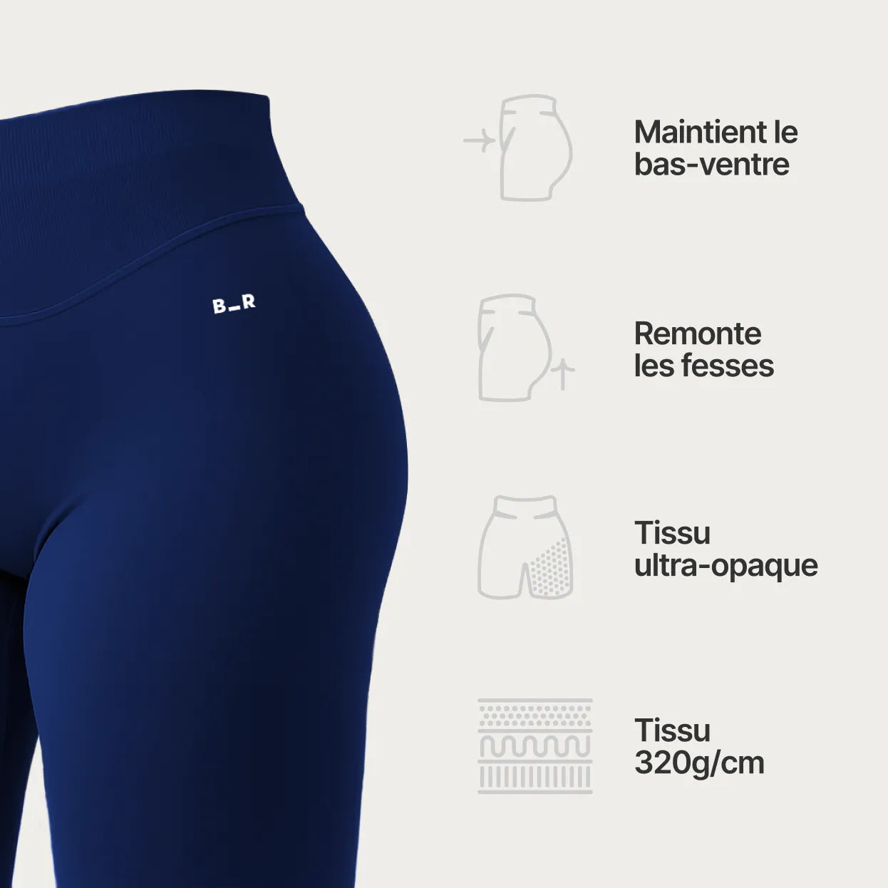 Legging v2 - Myrtille