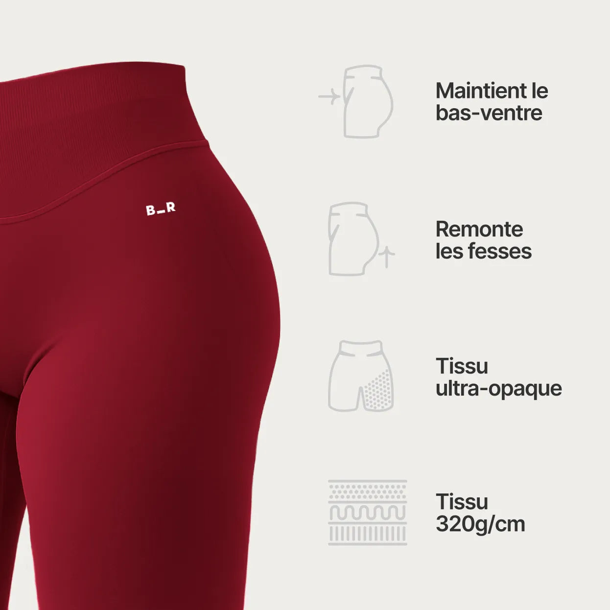Legging v2 - Cerise