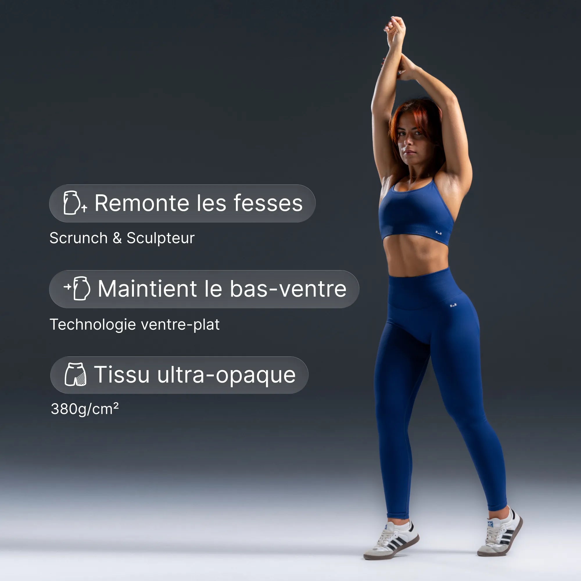 Legging Haut - Myrtille