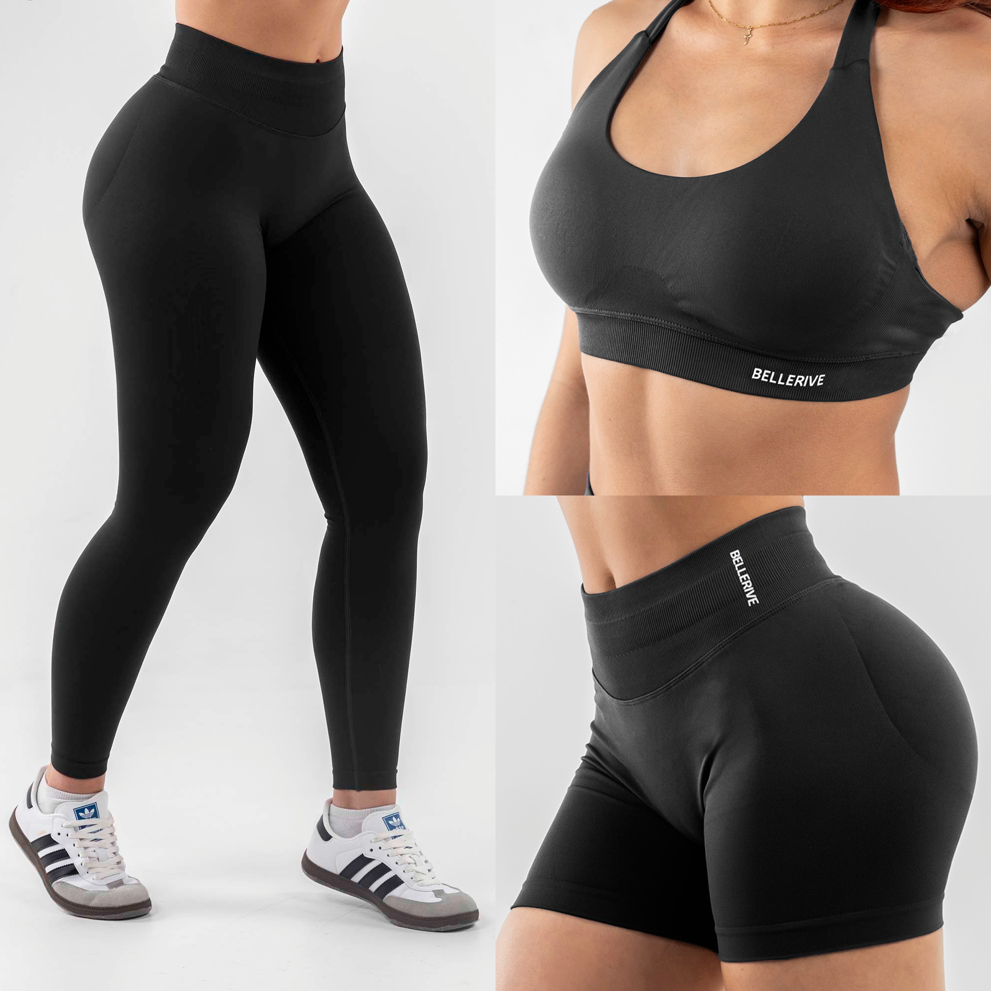 L'ensemble ventre-plat - Noir