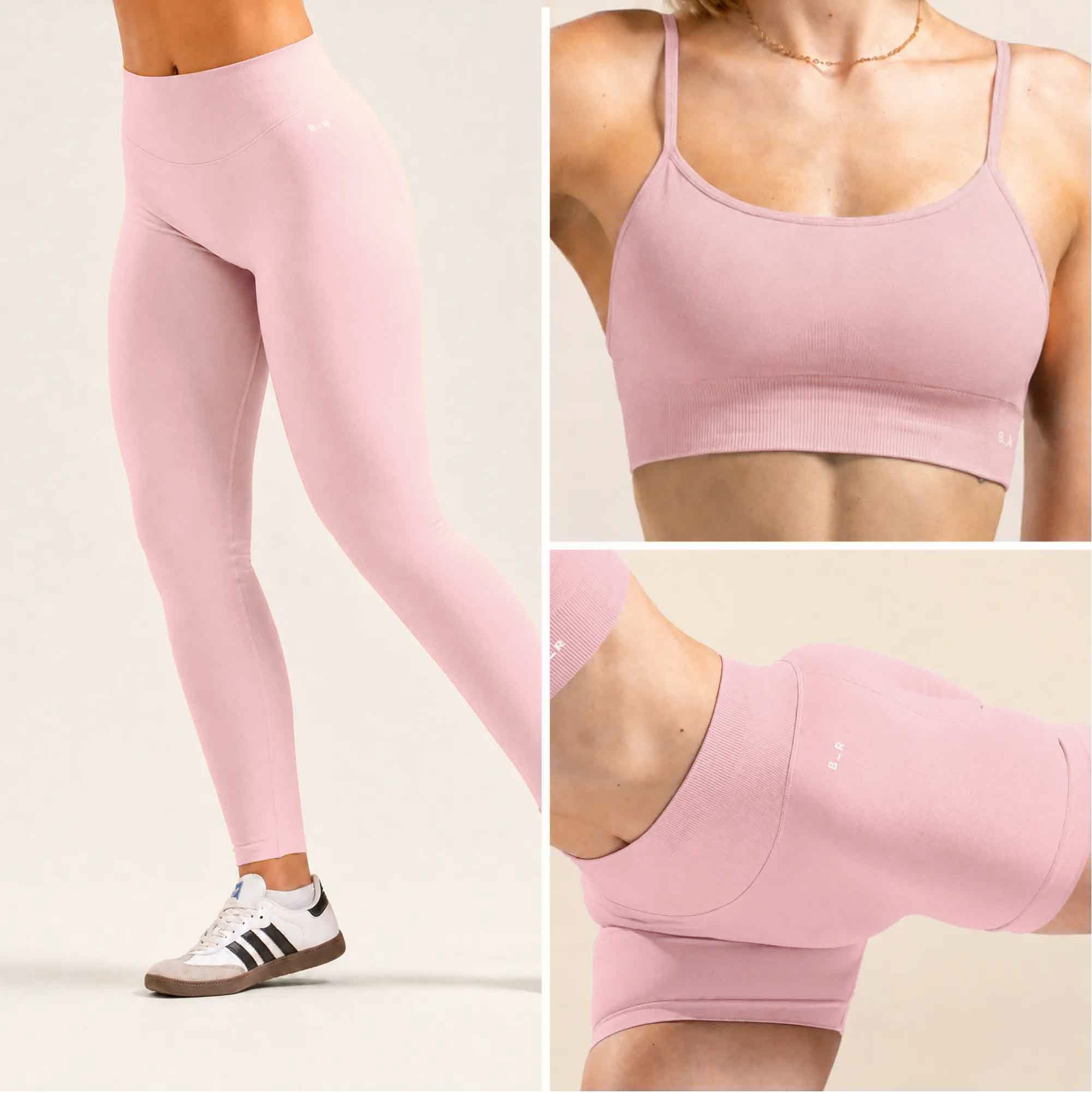 L'ensemble ventre-plat - Rose Pastel