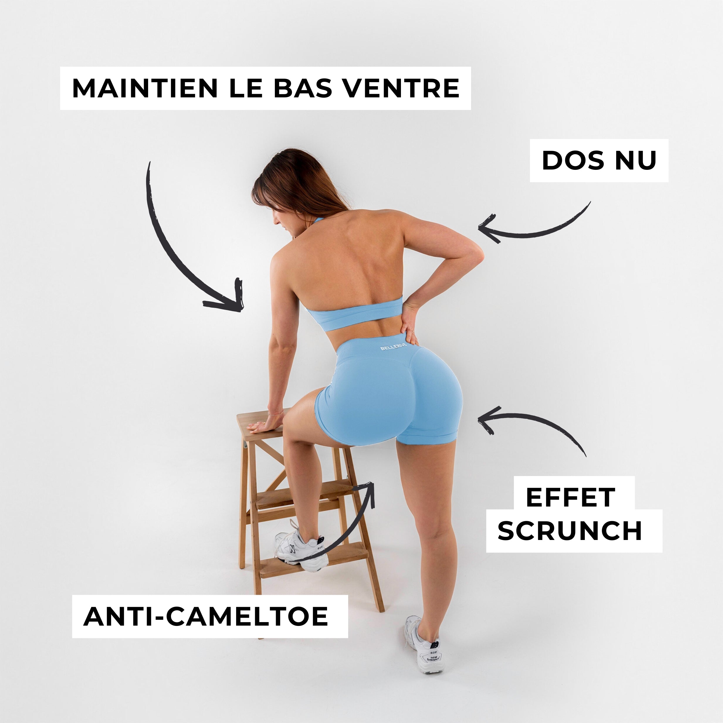 Il pantaloncino con pancia piatta