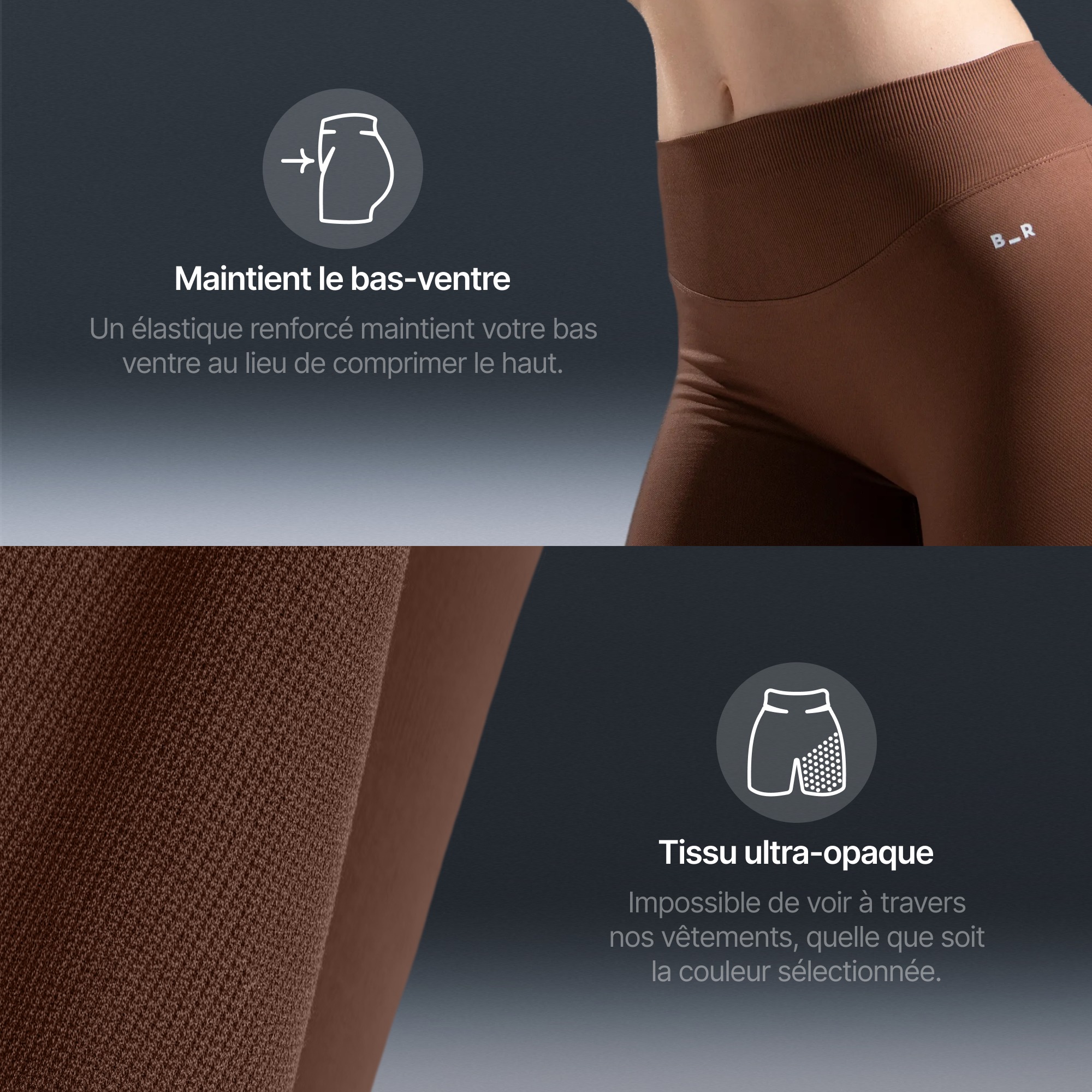 L'ensemble ventre-plat - Cacao