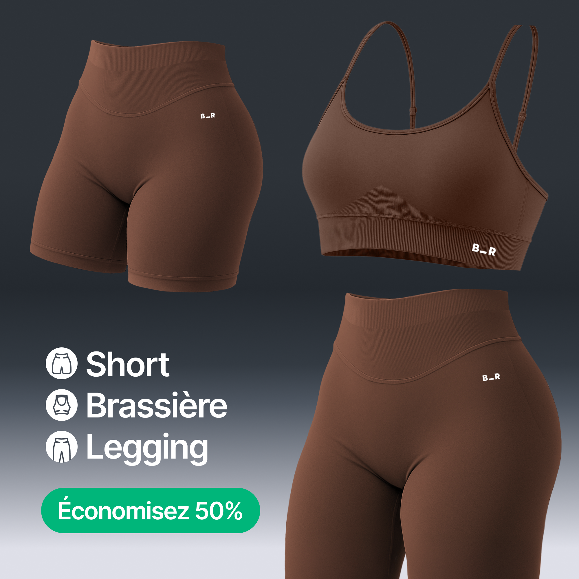 L'ensemble ventre-plat - Cacao