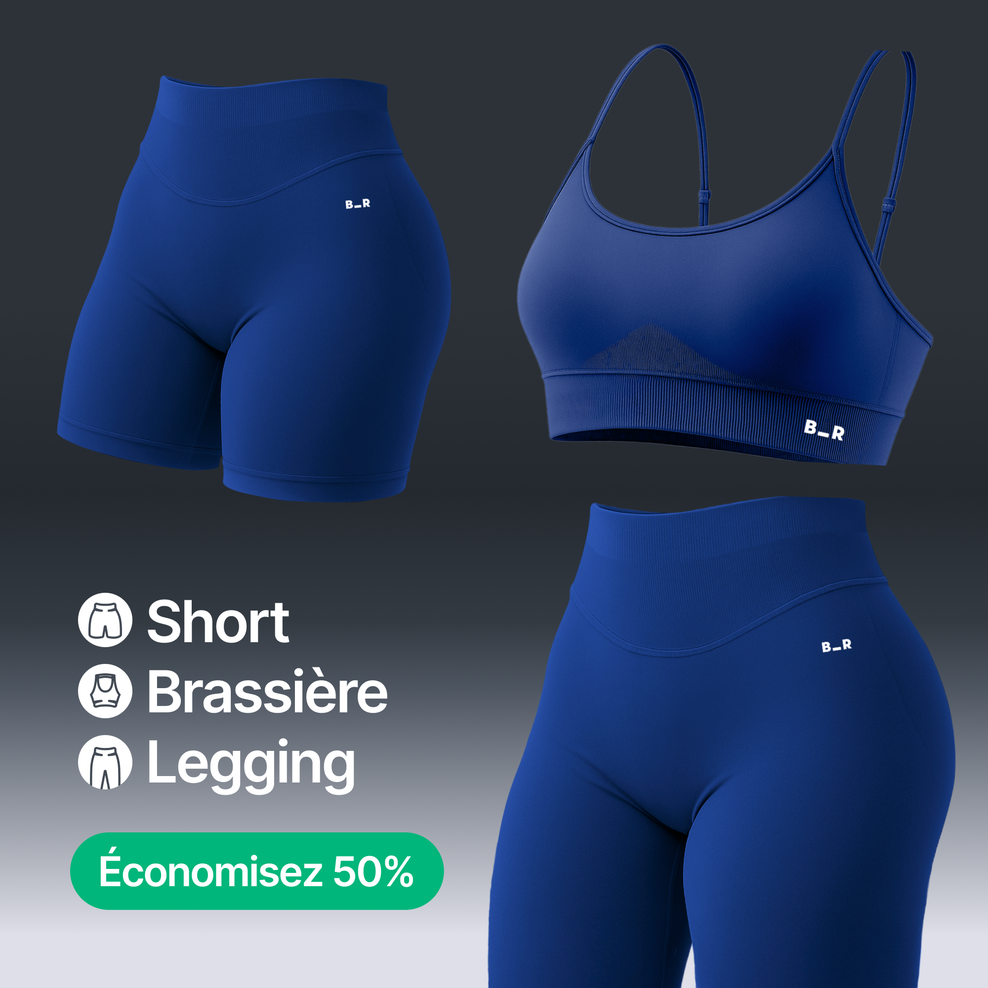 L'ensemble ventre-plat - Myrtille