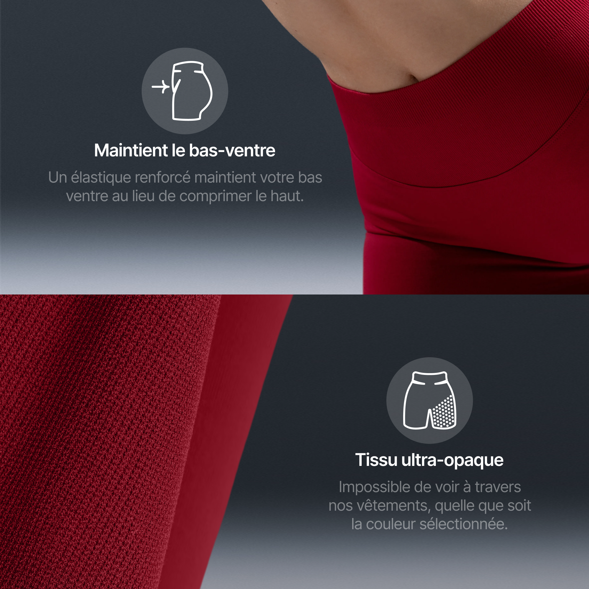 L'ensemble ventre-plat - Cerise