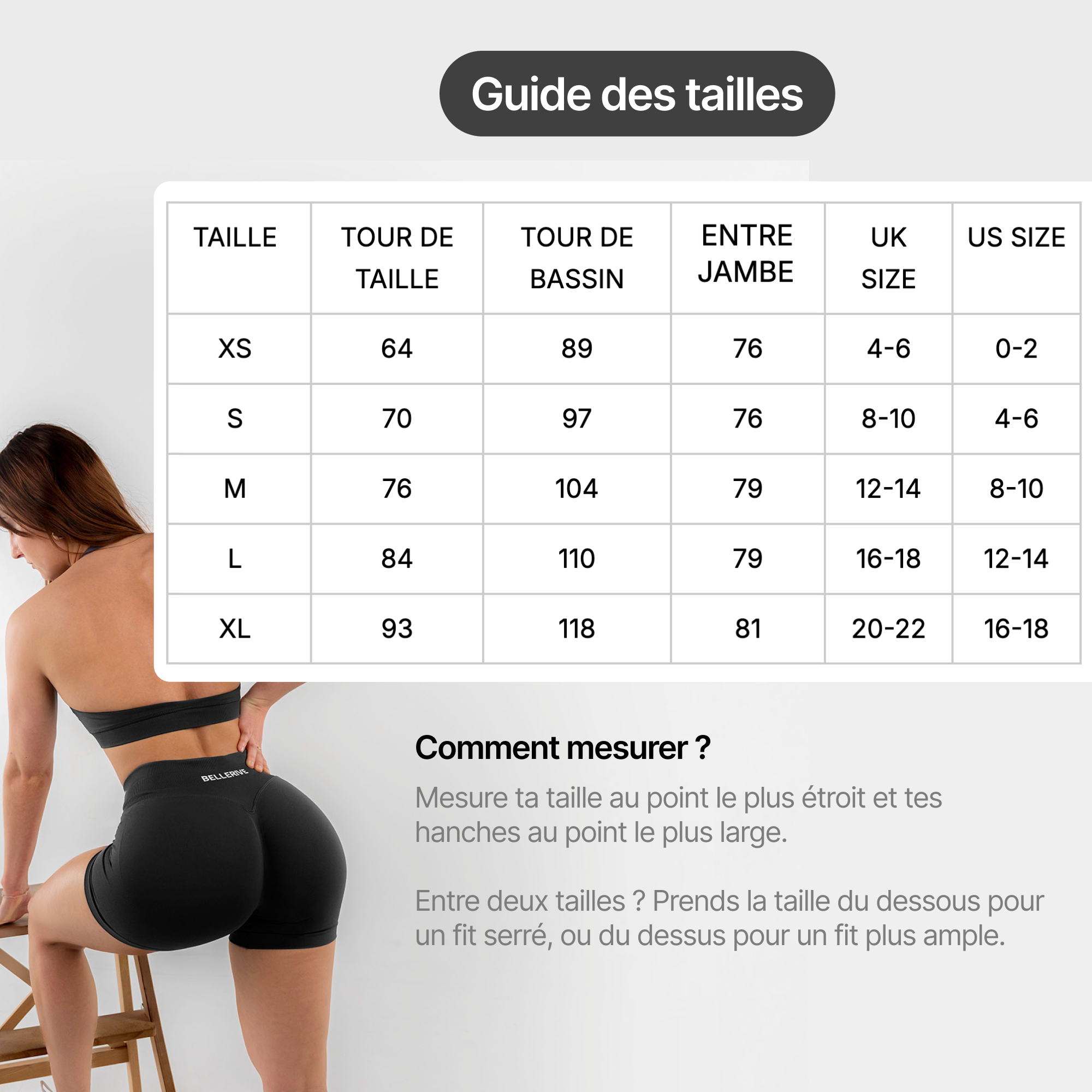 L'ensemble ventre-plat - Gris lavande