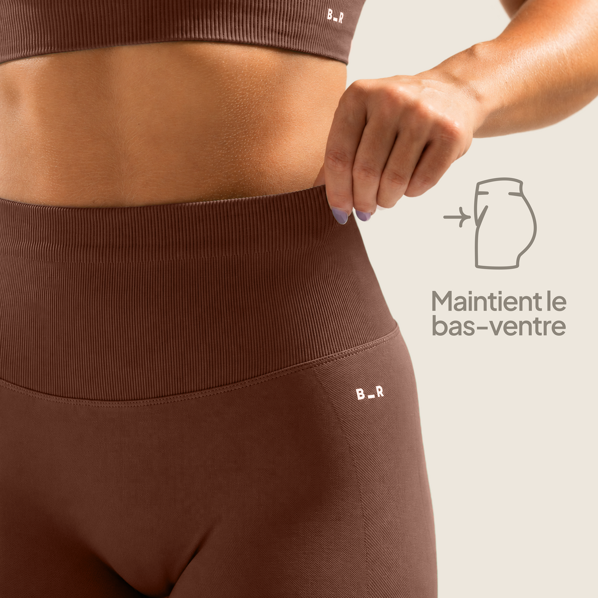 L'ensemble taille haute - Cacao