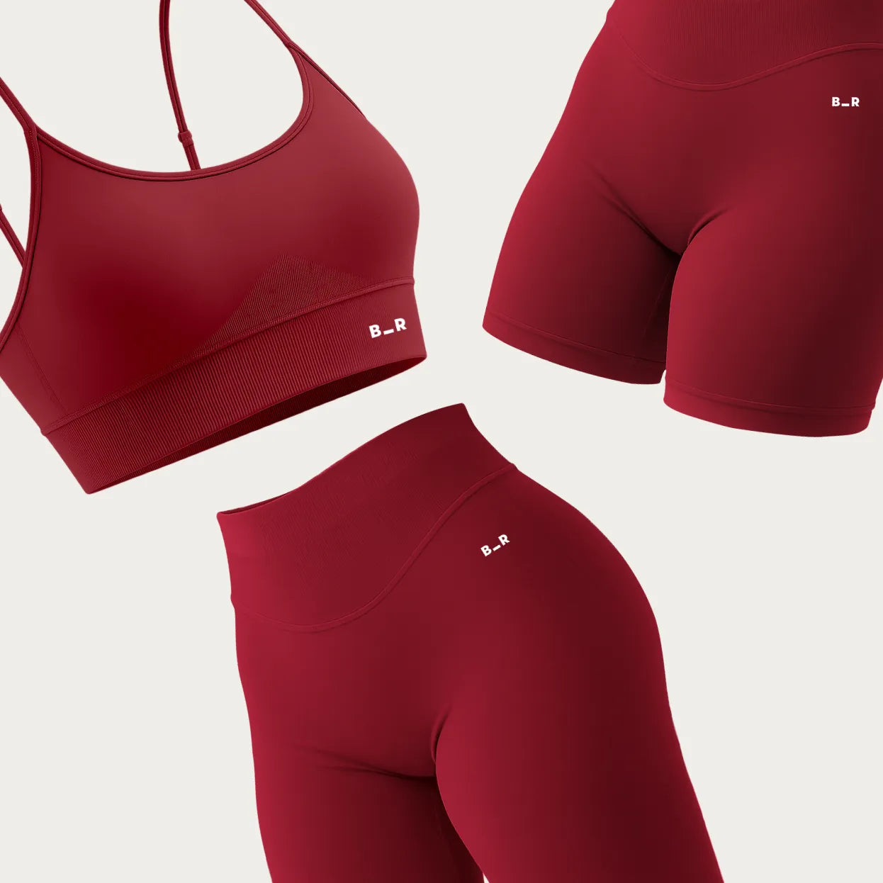 Conjunto ventral v2 - Cerise