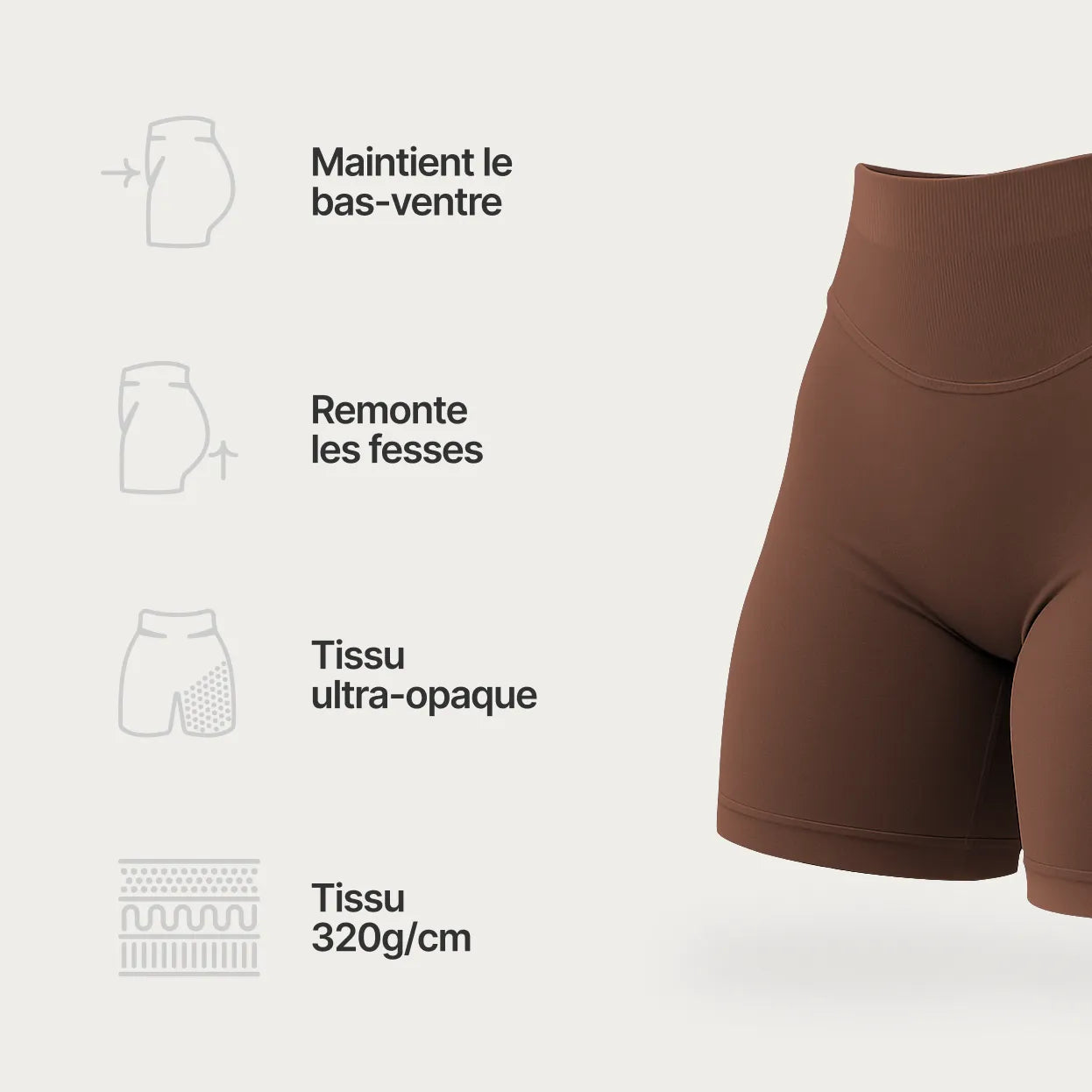 Short v2 - Cacao