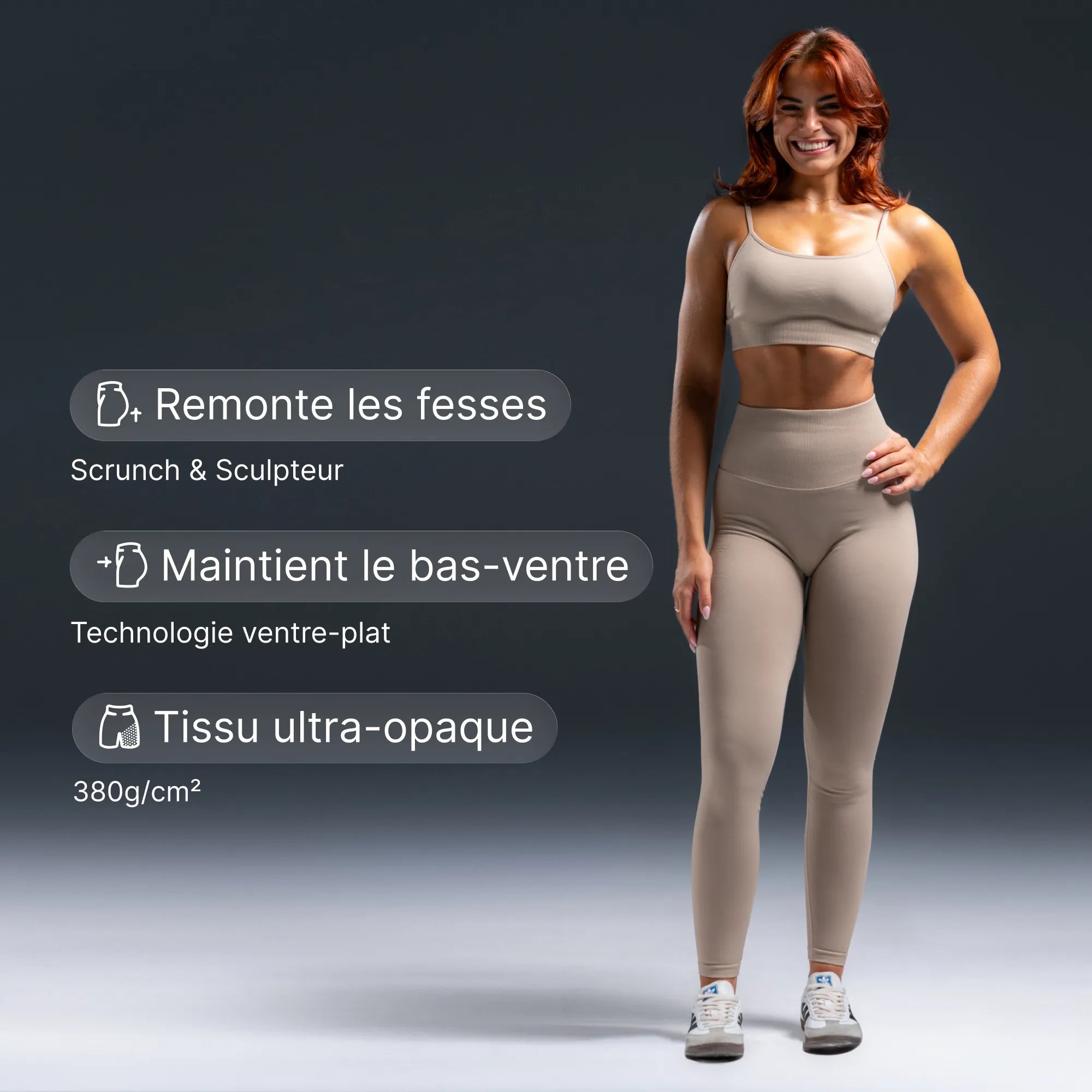 Legging Haut - Latte