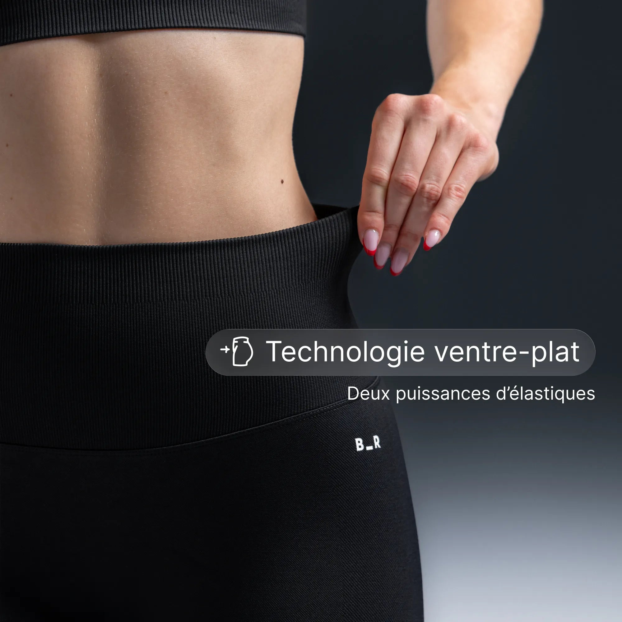 Legging Top - Charbon