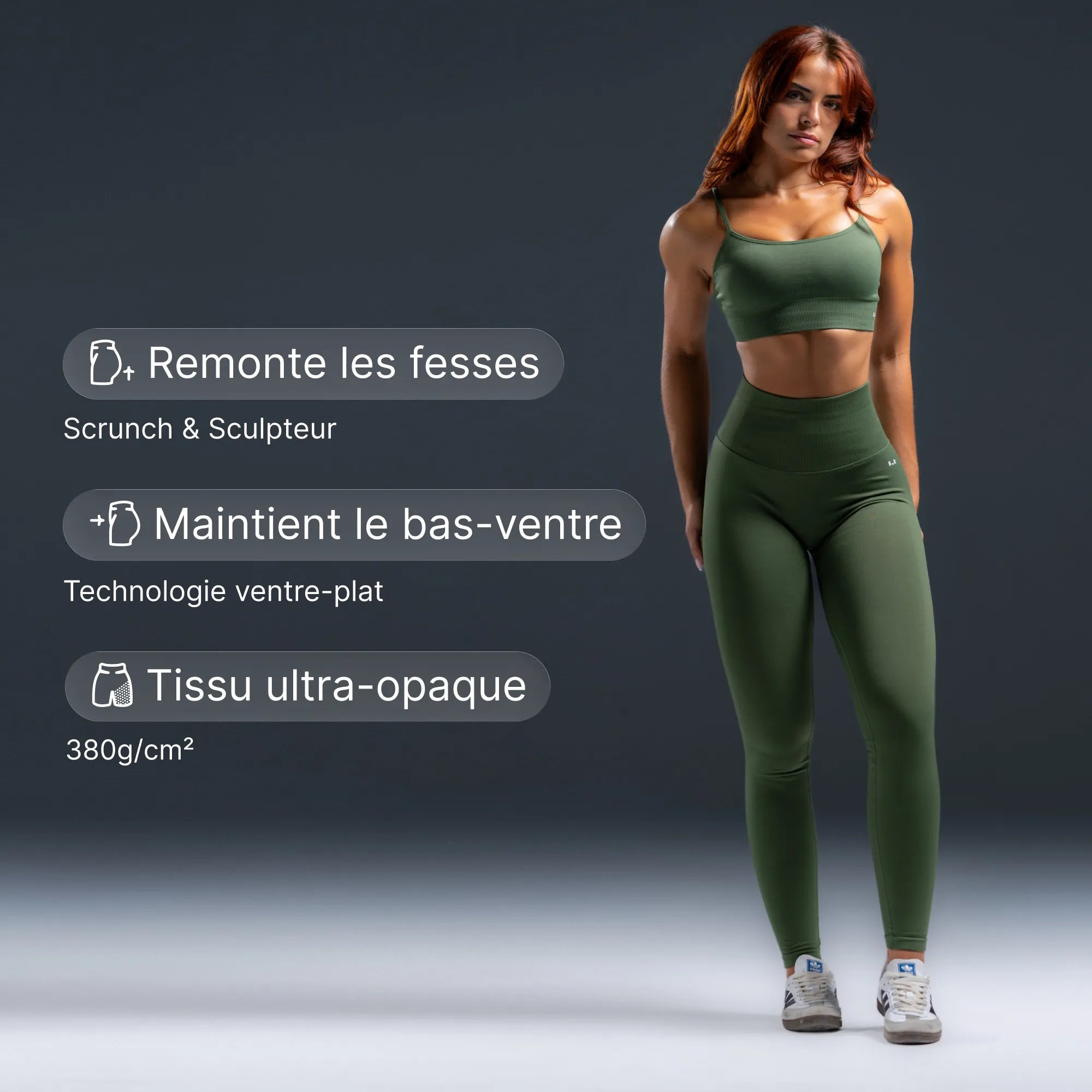 Legging Haut - Matcha