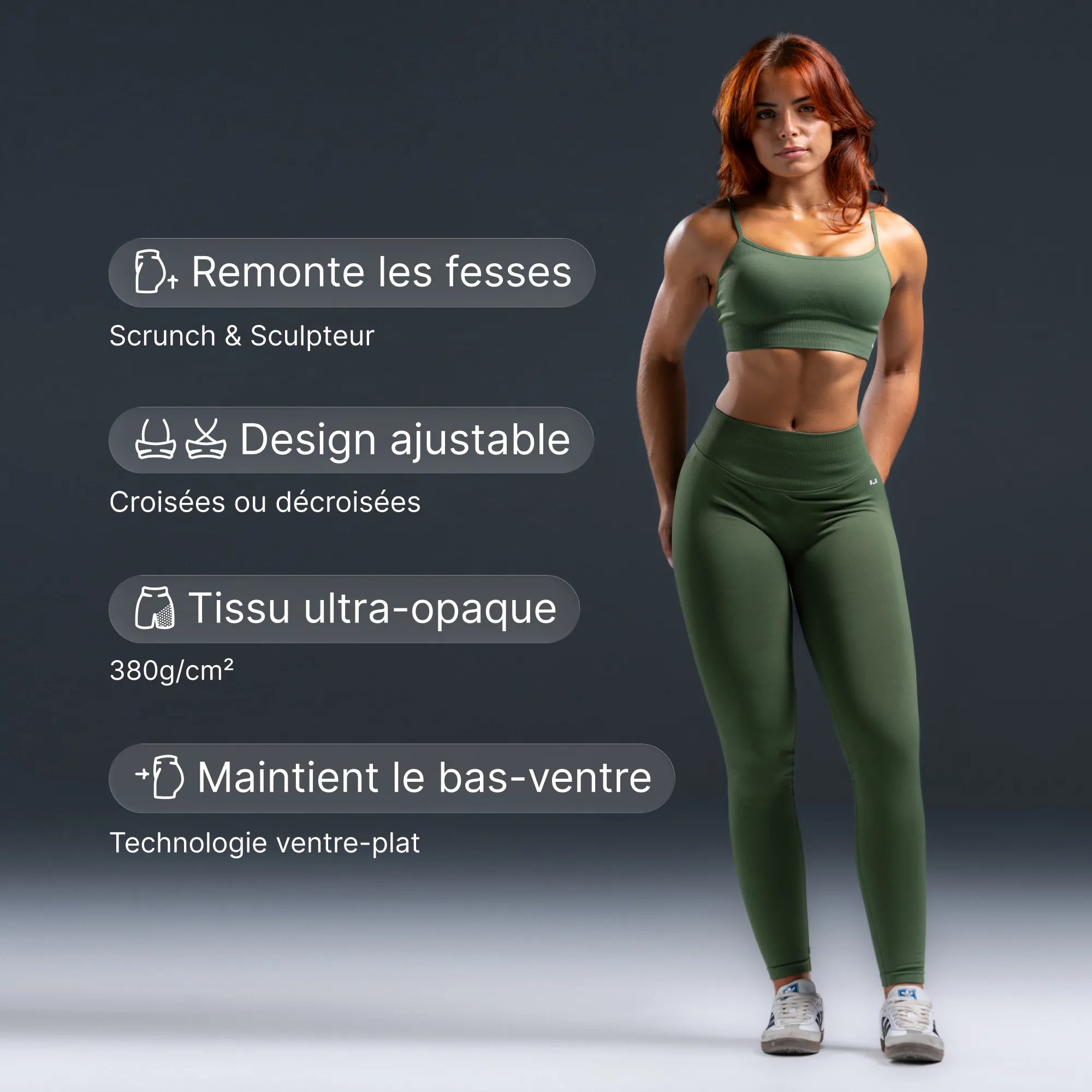 L'ensemble ventre-plat v2 - Matcha