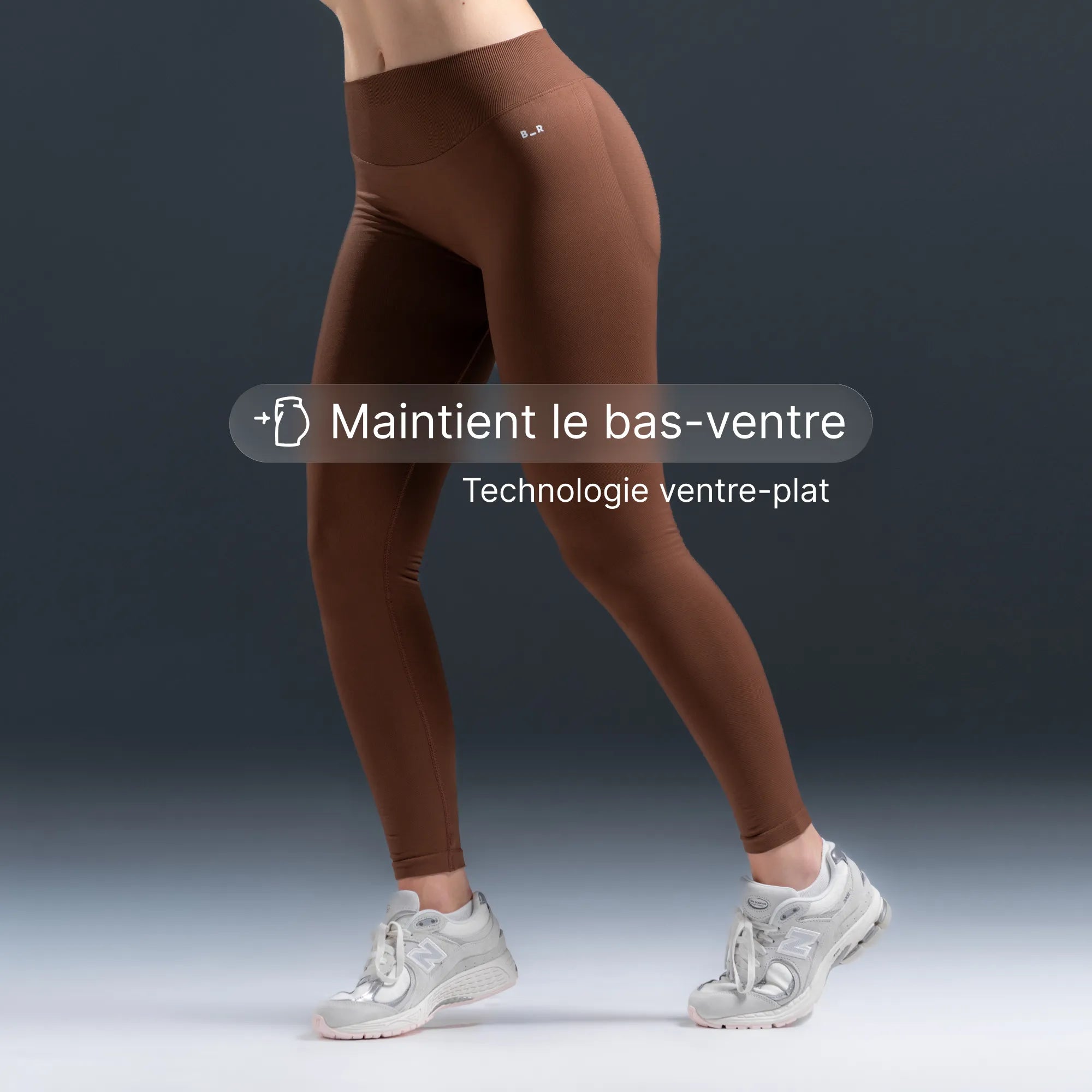 Legging Bas v2 - Cacao