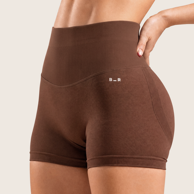 Short taille-haute - Cacao