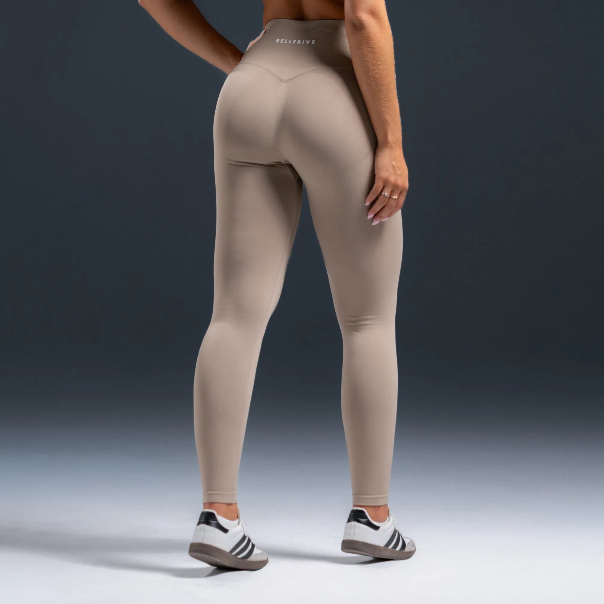 Legging Haut Scrunchless - Latte