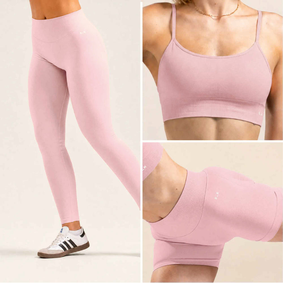 L'ensemble ventre-plat - Rose Pastel